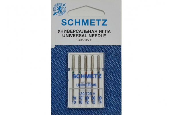 Иглы Schmetz универсальные (70x2, 80x2, 90x1), 5 шт в Набережных Челнах