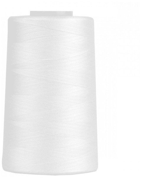 Нитки Sewing Thread 40/2 5000 ярд. цвет - белый 100% п/э в Набережных Челнах